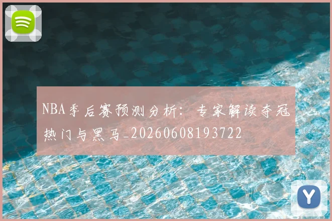 NBA季后赛预测分析：专家解读夺冠热门与黑马_20260608193722